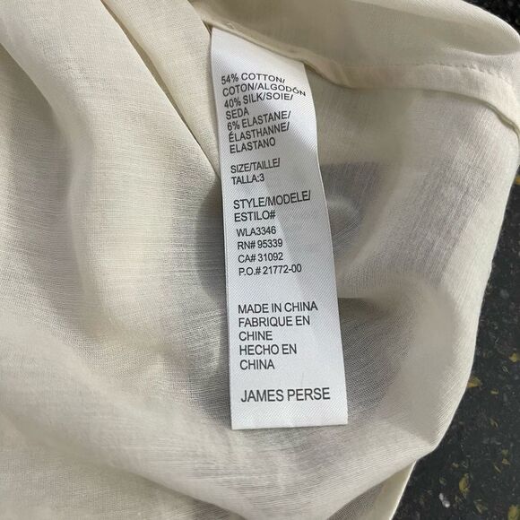 James Perse Cotton Gauze Pullover - Picture 4 of 5